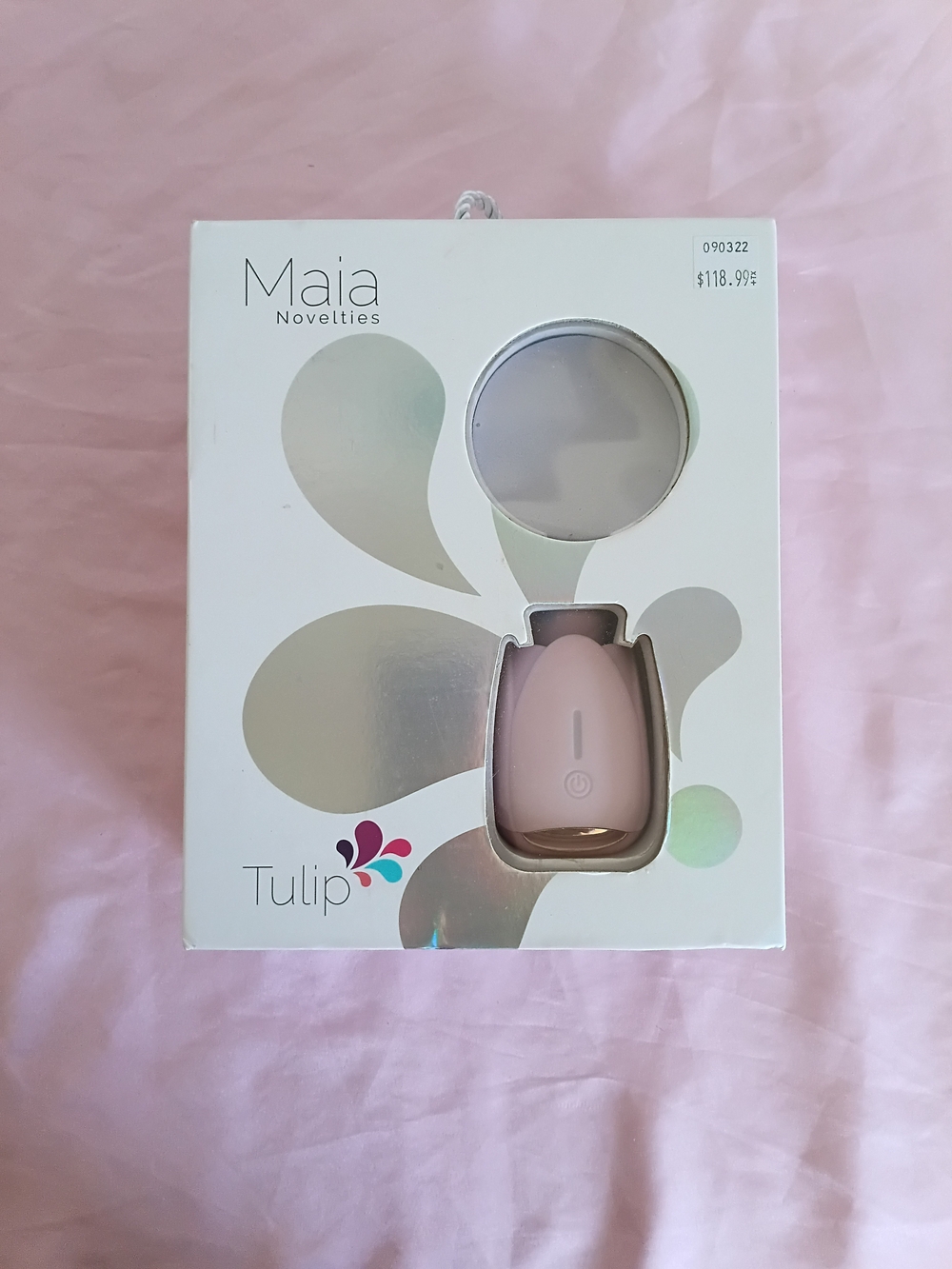 TULIP PINK WIRELESS SUCTION VIBE RECHARGEABLE